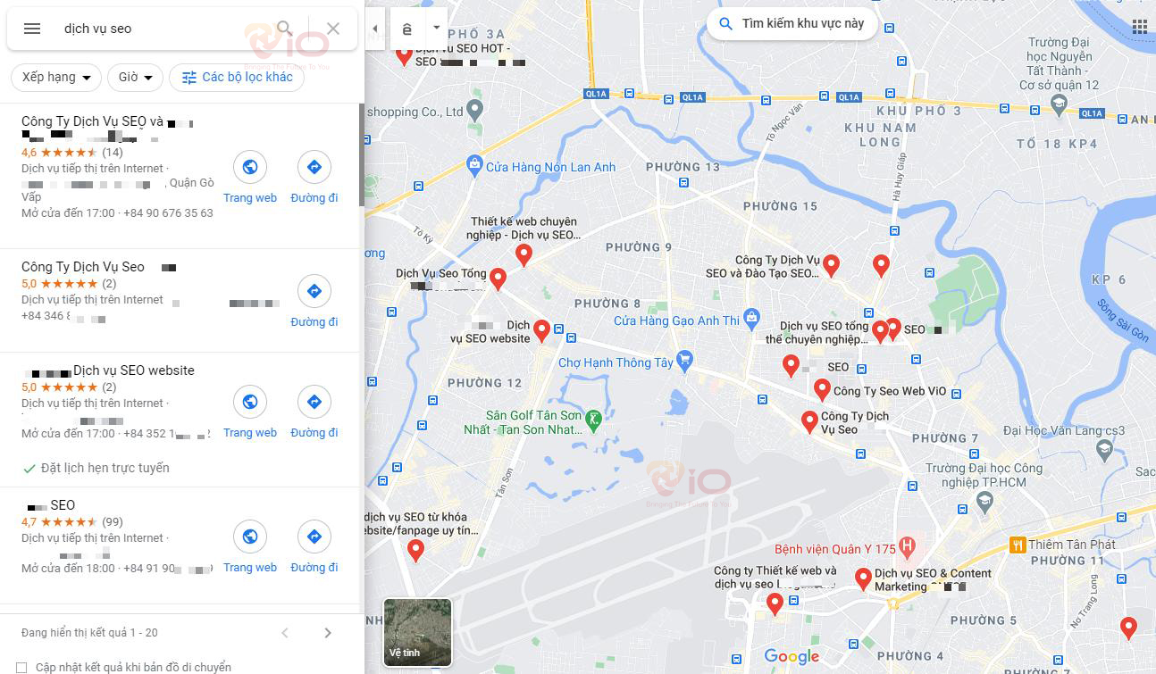 Đưa doanh nghiệp vào Google Maps
